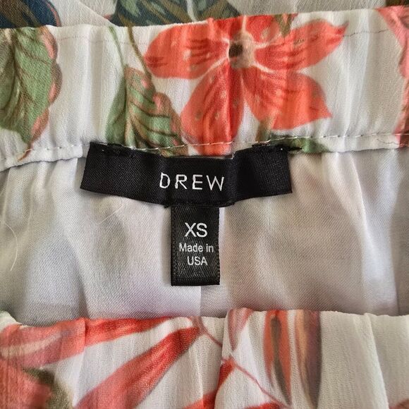 DREW Anthropologie Maxi Skirt Floral Pattern Women Size XS Made In USA - Picture 5 of 7